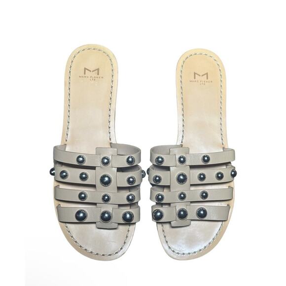 Marc Fisher Shoes - Marc Fisher Women’s Tan Pava Slide Size 8